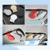 JetWave Sunglasses Holder for Cars, Eyeglass Clips, Storage & Protection, Leather Material, Easy Installation,