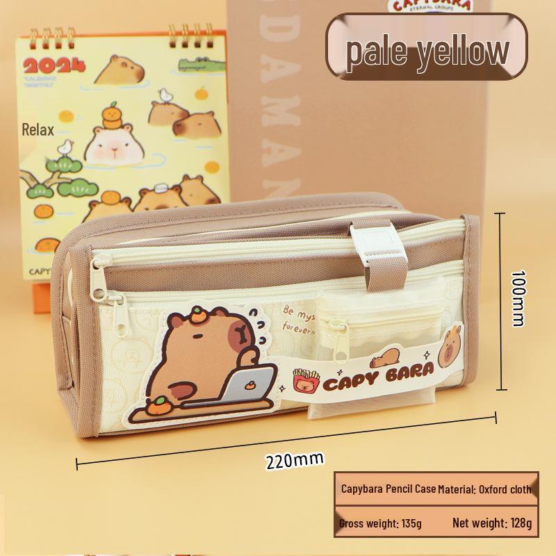 Panda Pencil Case: Large Capacity, Cute Multi-Layer Stationery Box for Elementary Students