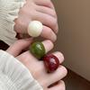 Fashion Irregular Smooth Resin Plastic Rings for Women New Trend Boho Geometric Finger Rings Aesthetic Party Jewelry