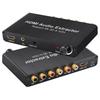 Extractor audio z hdmi z obsługą 4k 3d 5.1 kanałów ekstraktor cinch