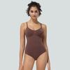 Super Elastic Lycra Seamless Thong Bodysuit: One-Piece Yoga Suit & Tummy Control Tank Top Shapewear Jumpsuit