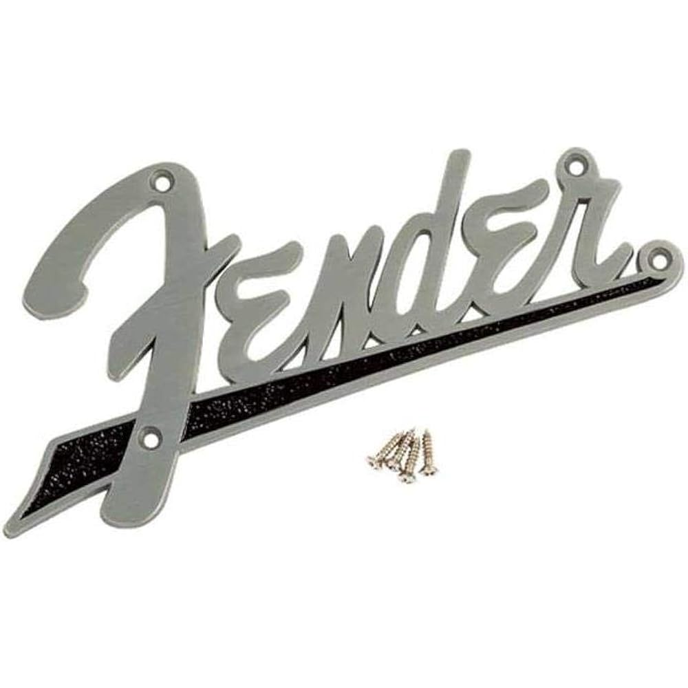 Fender Amp Parts Fender® Flat Amplifier Logo, Black