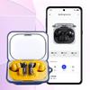 Silicone Soft Protective Cover  Earbuds Charging Case Skin Cover with Carabiner for Nothing Ear (a) Wireless Headphones