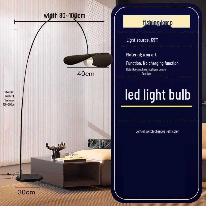 Nordic Fishing Style Living Room Floor Lamp - French Design