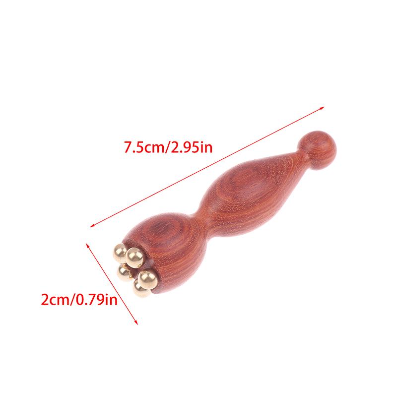 

Ручной Лотос Семенная Коробочка Красота Профессиональный Латунь и Палисандр Инструмент для Массажа Лица Гуа Ша Расслабление Глаз Точечный Массаж Меридианов Акупунктурных Точек B