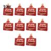 Festive Gift Cards for Relatives Friends 10 Pcs 3D Christmas Tree Greeting Cards, Holiday Postcards Decorative Bulk New Year, Winter Xmas Party