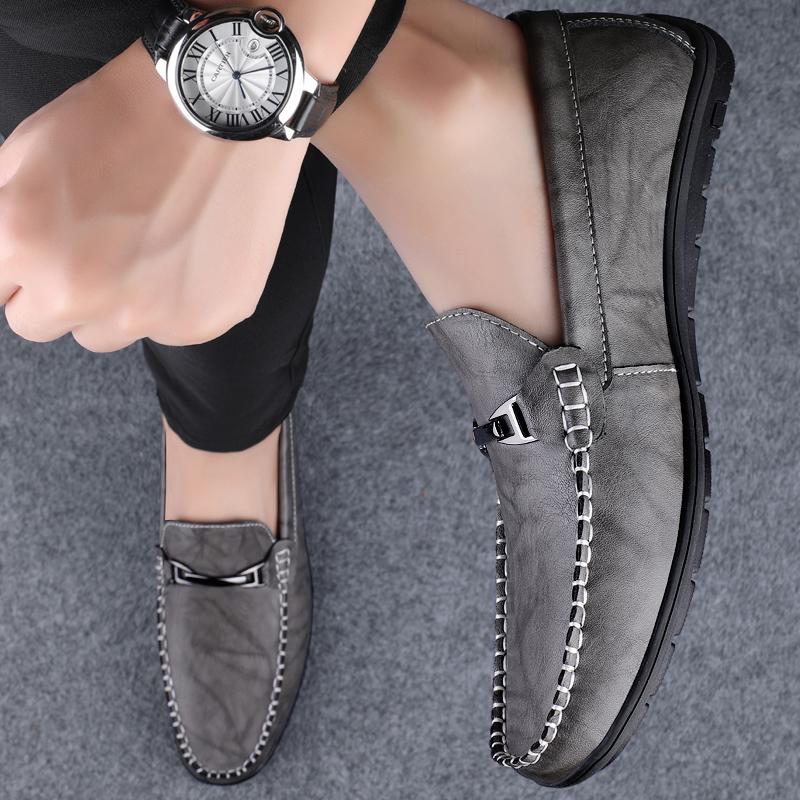 Penny Loafers Men Flats Luxury Designer Mens Casual Shoes Lightweight Slip-On Soft Leather Mens Driving Shoes Man Moccasins 2025