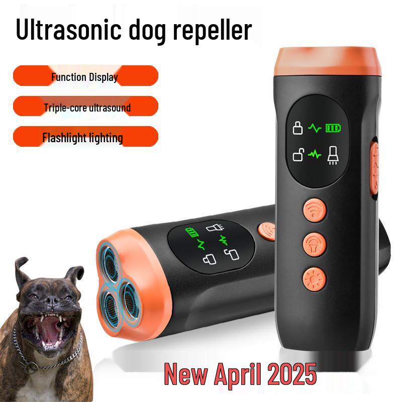 High-Power Ultrasonic Dog Repeller Anti-Barking Outdoor Training Device