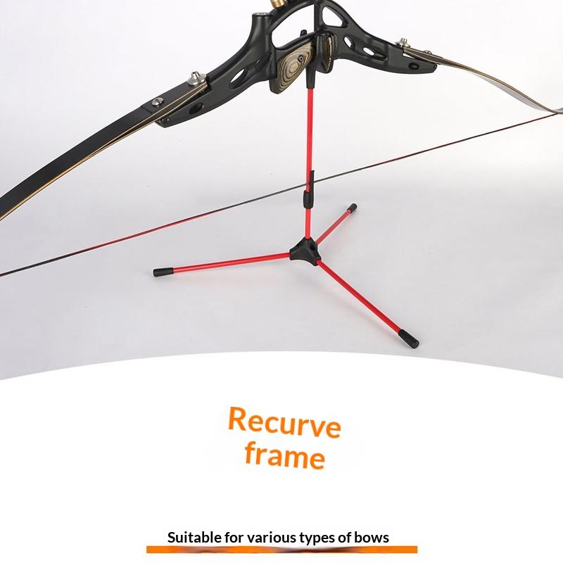 5 Colors Foldable Removable Fiberglass And Plastic Bow Stand Holder Portable Bracket Frame Hanger For Archery Recurve Bow