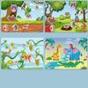 Magnetic Sticker Busy Book For Baby Enlightenment Book Montessori Toy Activity Books For Toddlers