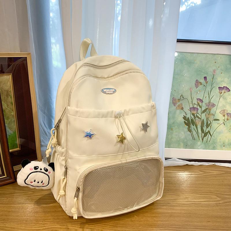 New Backpack Japanese Ins Campus Pain Bag Jk Student School Bag Girls Large Capacity Removable Backpack
