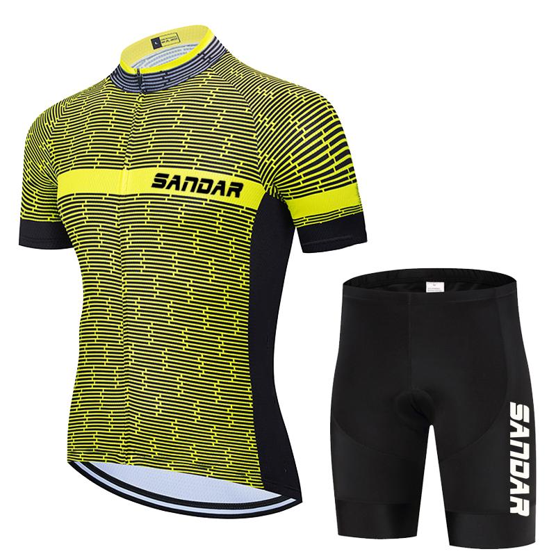 

Комплект веломайки 2025 мужской велокомплект летний спортивный на открытом воздухе одежда для горного велосипеда одежда дышащая велосипедная одежда Asian size-S