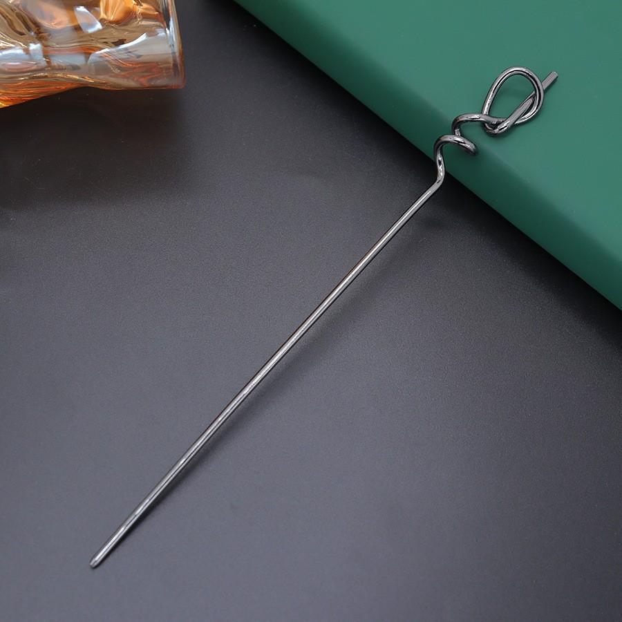 Twist Knot Winding Coil Hair Hairpin Cold Wind Niche Hairpin Simple Modern Feeling Coil Hair Accessories