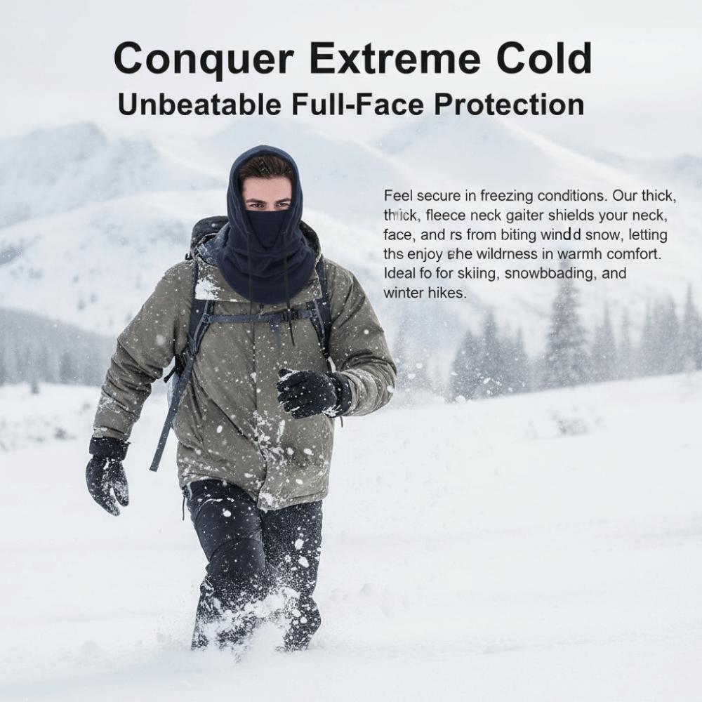 Winddichte Wintermütze Polarfleece Skimaske Mützen Modische Beanie Mützen Damen Mann