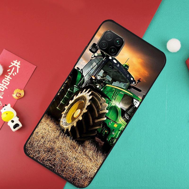 Farm Vehicle Tractor For Huawei Nova 7i 8i 11i 12i Y73 Y72 Y61 Y91 Y90 Y70 Y60 9 10 SE 11 Pro P30 P40 Lite Case