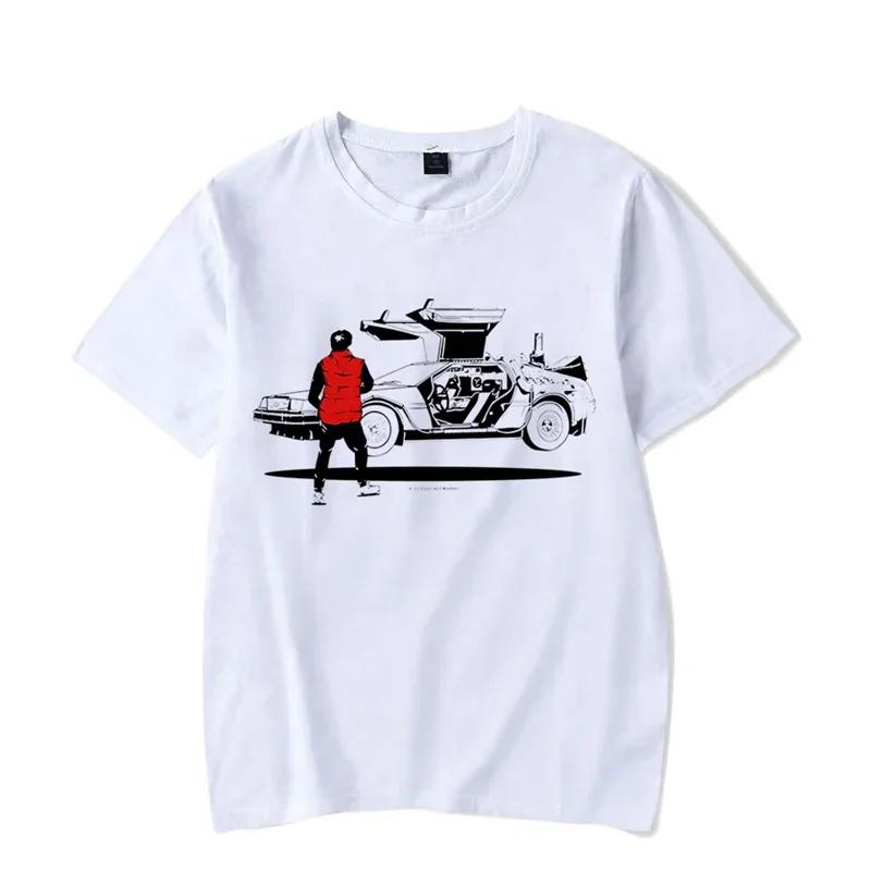 

Men s T-shirt Back To The Future Oversized T-shirt Men s Top Brand New Brand Men s T-shirt Short Sleeve T Shirt Homme Camiseta 4XL