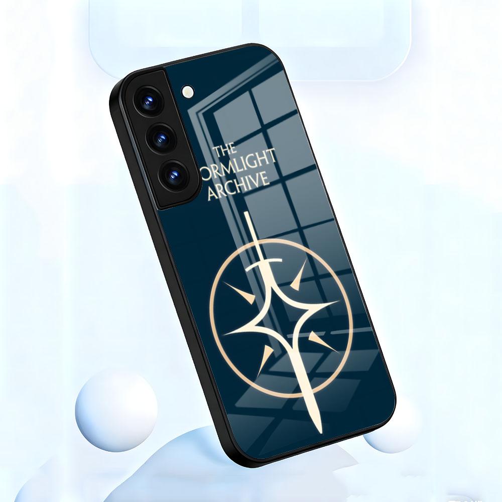 S-Stormlight Archive Phone Case For Samsung A56 A36 A26 A16 A15 A25 A35 A55 A14 A34 A24 A54 Glass Case