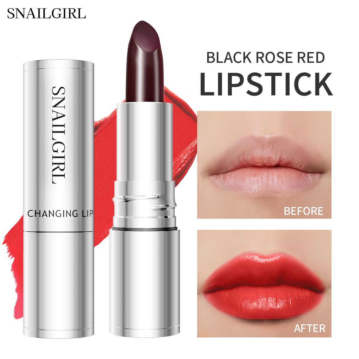 Non-Stick Cup Black Rose Lipstick, Waterproof And Moisturizing, Makeup-Holding Moisturizing Lipstick, Makeup