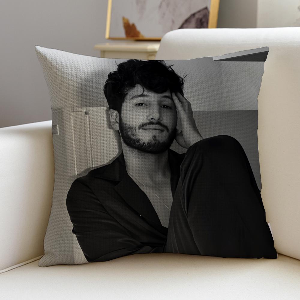 Passionate SSebastin YatraS Cushion Cover Breathable and skinfriendly linen pillowcase square removable and washable cushion