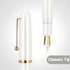 JINHAO 9016 Fountain Pen Acrylic Transparent Spin Pen 35MM Nib Office School Supplies Stationery Writing Gift Ink Pens PK 9019