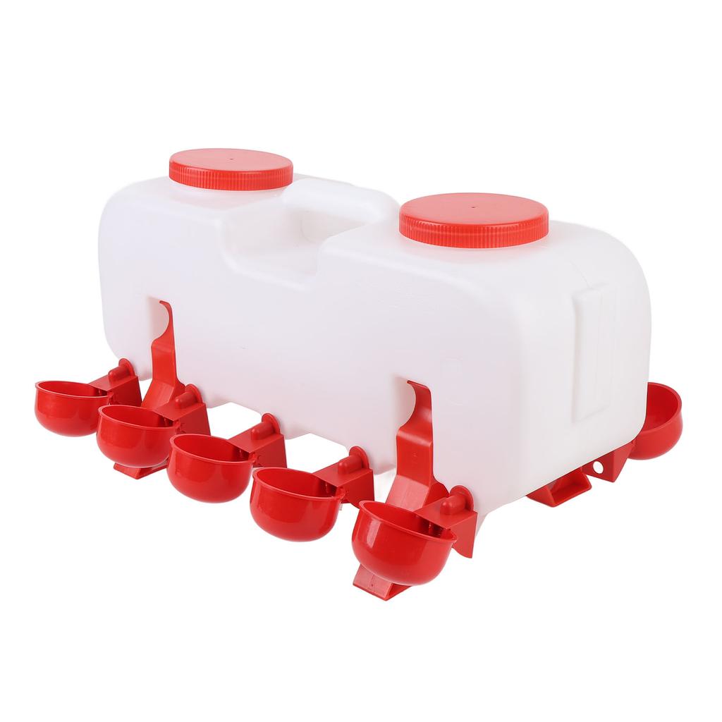 Automatic Chicken Waterer High Capacity Sturdy ABS Waterer Poultry Duck Water Feeder Drinking