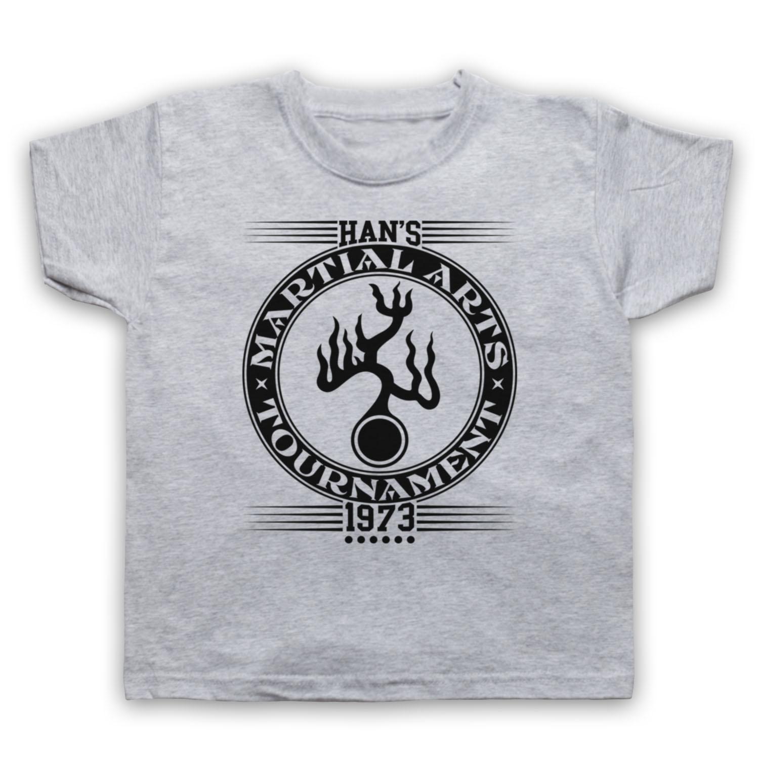 HAN S MARTIAL ARTS TOURNAMENT ENTER THE DRAGON BRUCE KIDS CHILDS T-shirt 150