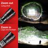 Large Aperture LED Flashlight High Power Rechargeable Torch Outdoor Waterproof Work Emergency Tactical Flashlights Hunting Light