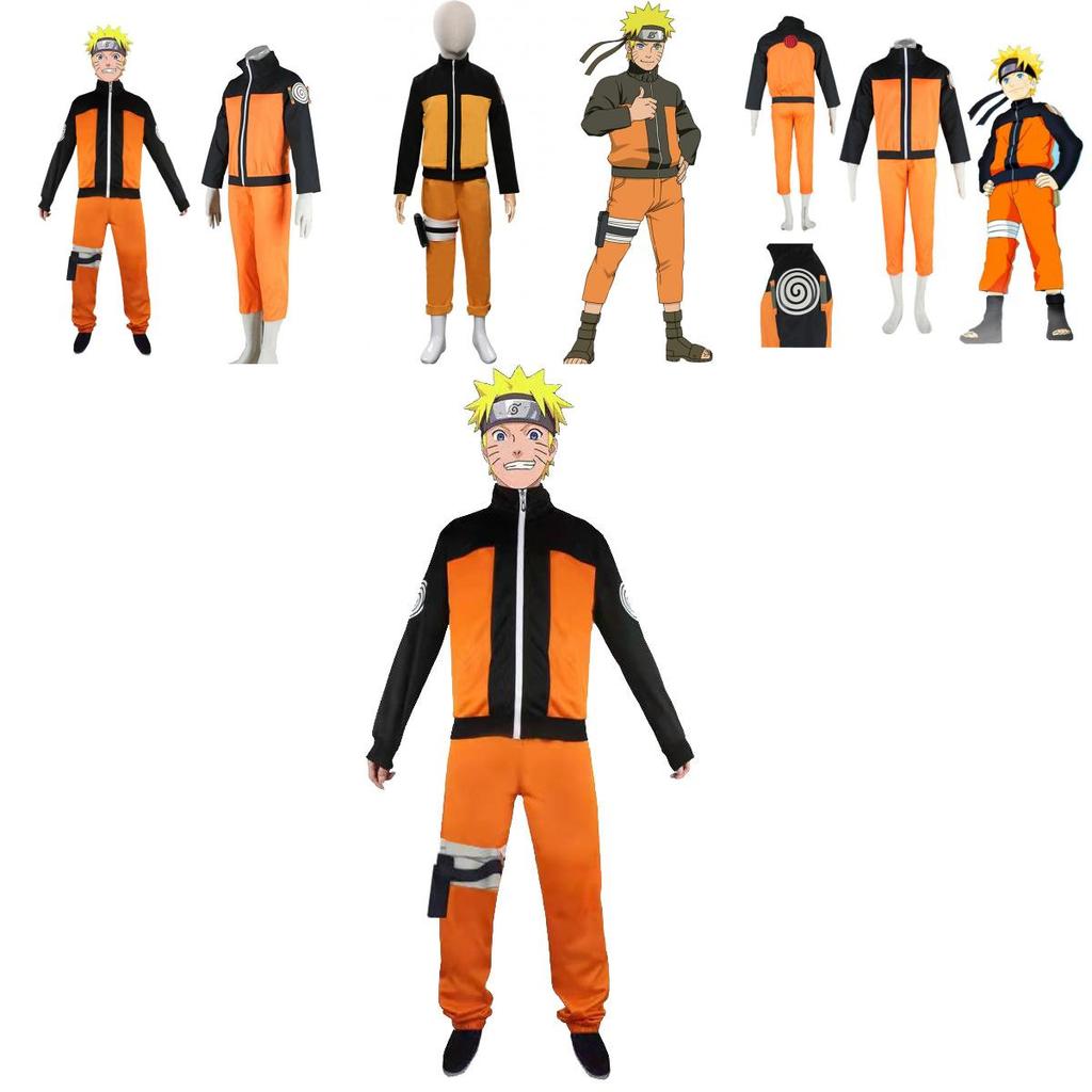 Liberte o Ninja Interior com o Traje de Cosplay de Naruto Uzumaki para Crianças