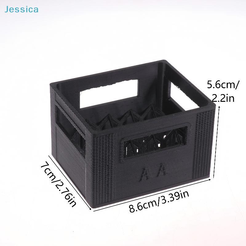 3D Printed Beer Crate Style Battery Storage Case No. 5 Aa No. 7 Aaa Battery Basket Stackable Batteries Storage Box Home Decor
