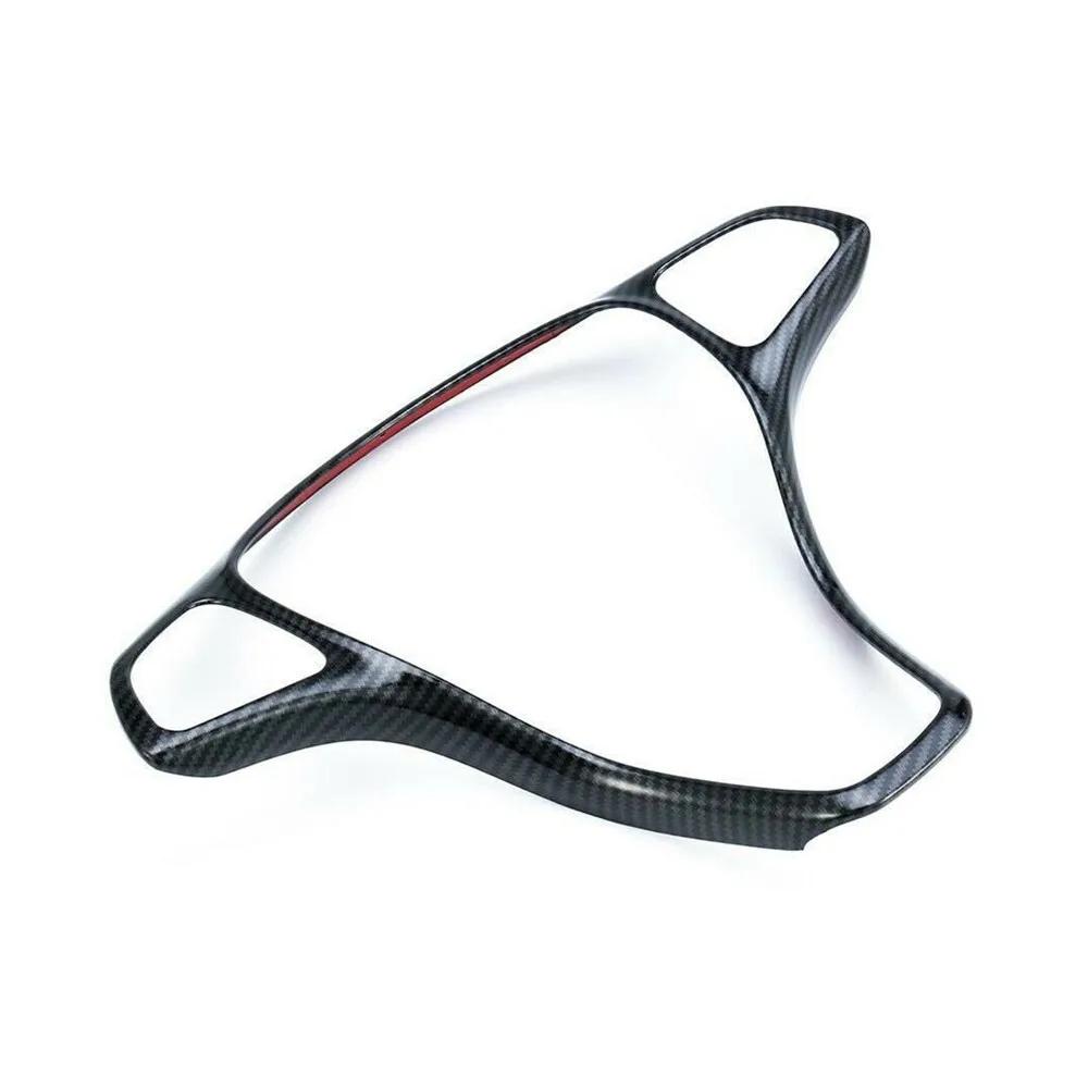 Auto Lenkrad Zierknopf Dekorationsrahmen Abdeckung Zubehör Für Mercedes Benz C E GLC GLA CLA W205 W213 X253 2015-