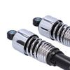 Pair of 10.5in Motorcycle Shocks Absorber Damper Fit for XL883 XL883R  200R  200L(Black Chromeplate )