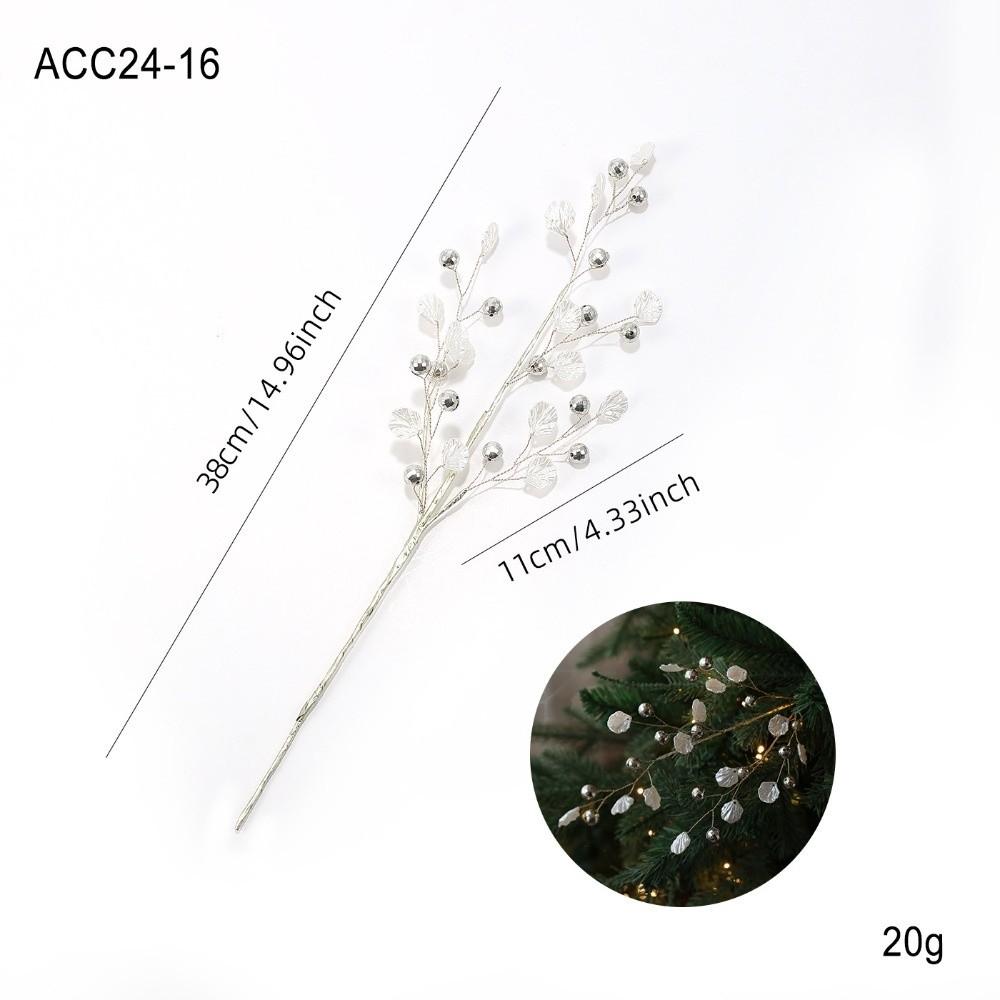 Transparente Perlen Kristall Knospenzweige Funkelnder Weihnachtsbaumschmuck Weihnachtsdekoration