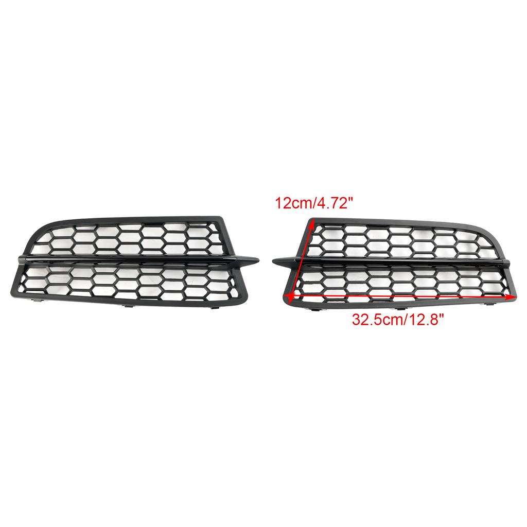 2PCS Front Bumper Fog Light Cover Bezel Grill Grille Fit BMW F20 F21 2011-2015 M