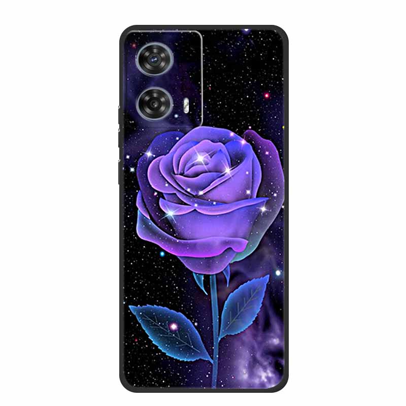 Phone Case For Motorola Edge 50 Fusion Back Cover Case Black Silicone Soft Coque For Moto Edge 50 Fusion Case 6.7" Funda Shell