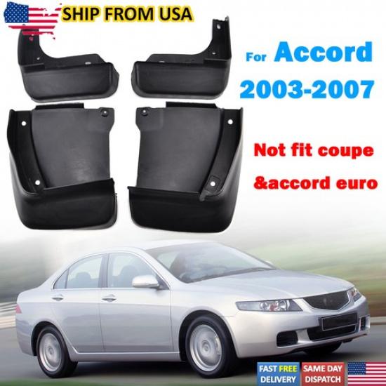 

For Honda Accord Sedan 2003 -2007 Splash Guards Front Rear Mud Flaps Mudguards