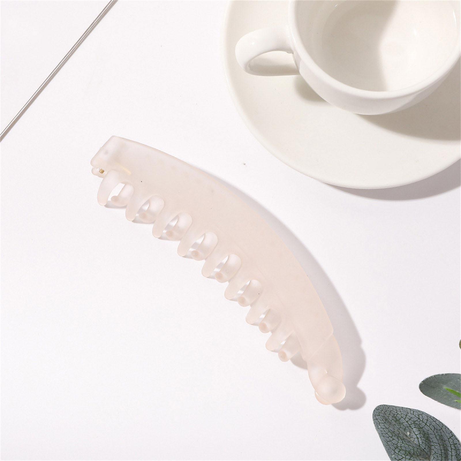 

Большие заколки для волос типа «банан», классические заколки с двойной расческой для клинчера, заколка для хвоста для густых волос, заколка для волос для женщин и девочек One Size