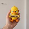 Quirky Office Decorations Angry Duck Figurine Collection, Funny Yellow Desktop Ornament, Cute Grumpy Fun Desk Accessories Statue for Home Car