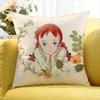 Anne Of Green Gables Various Sizes Square Pillow Case For Car Home Bedchamber Decor