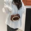 Fashion Trend Pillow Bag Casual Simple Texture Niche Box Bag Personality Women's Chain Shoulder Bag