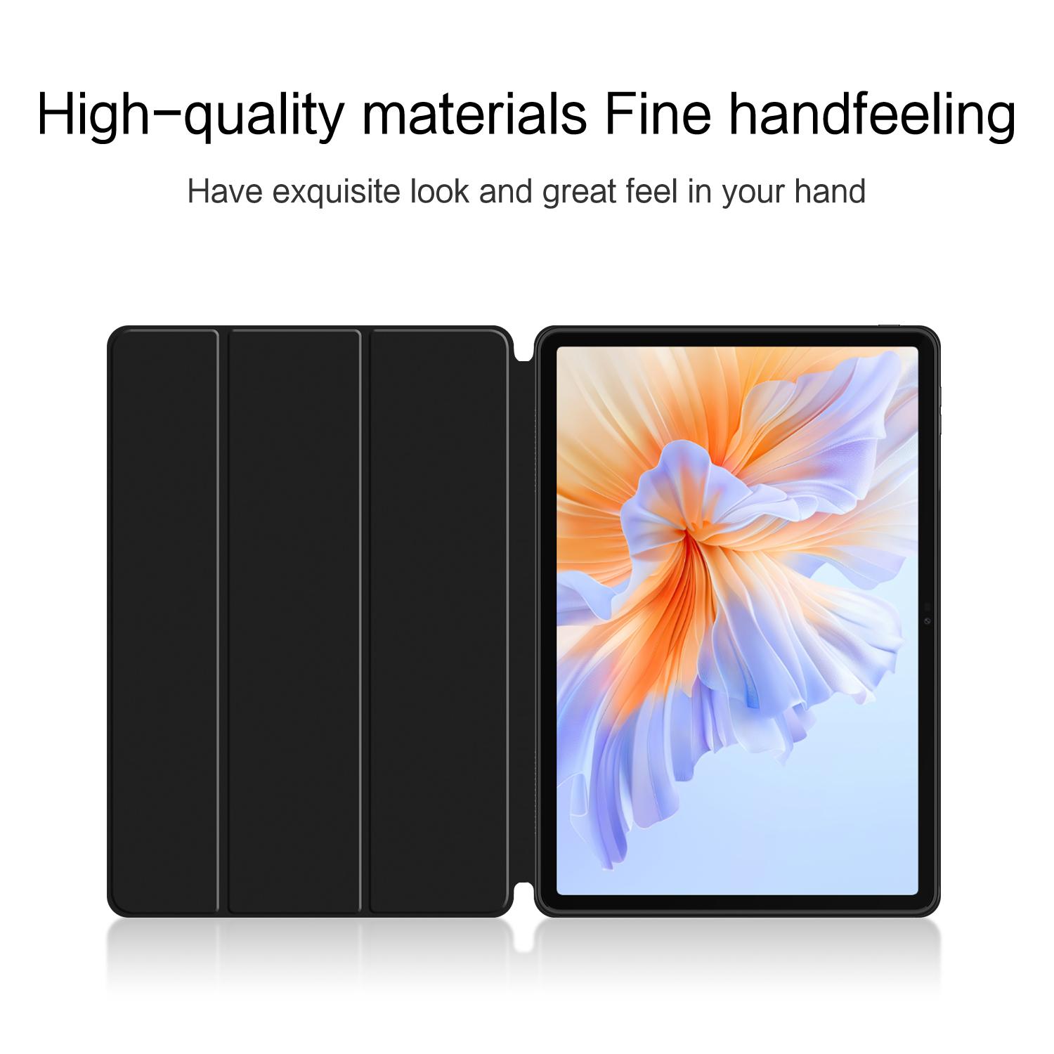 

For Honor Pad V9 Case PU Leather TPU Back Trifold Stand Tablet Cover Type A