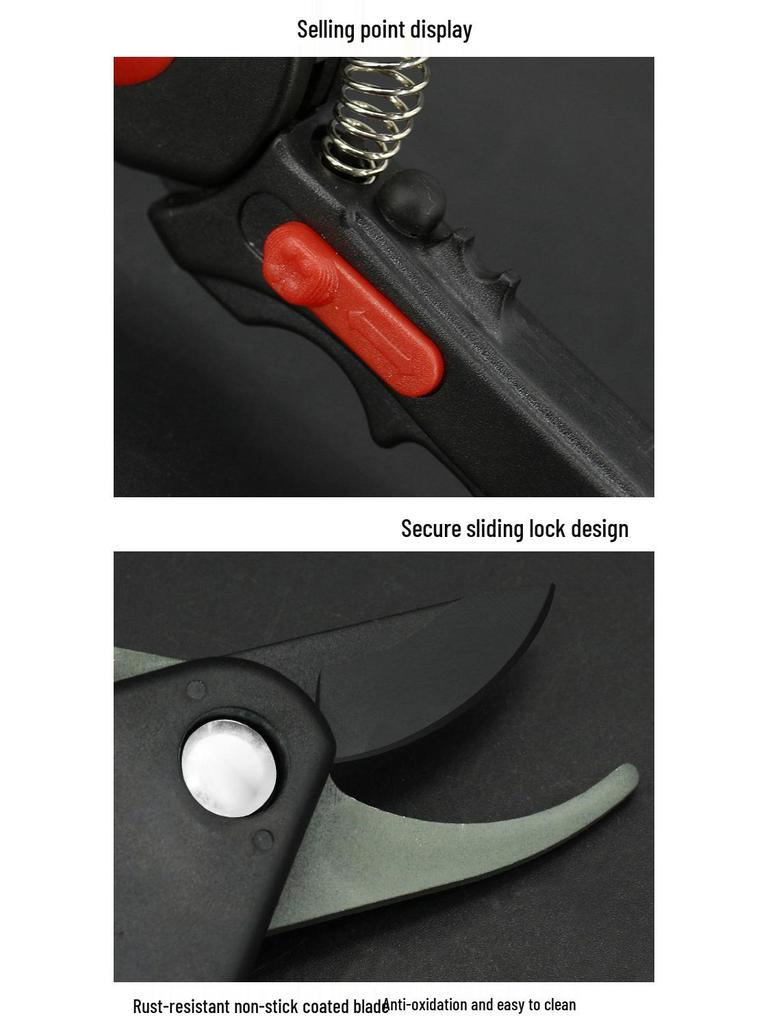 YATO Garden Shears for Pruning, Grafting, and Cutting Thick Branches