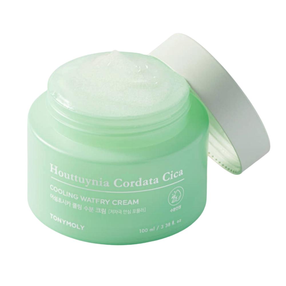 TONYMOLY Houttuynia Cordata Cica Cooling Moisture Cream – Soothing & Cooling Hydration (100ml) 1ea