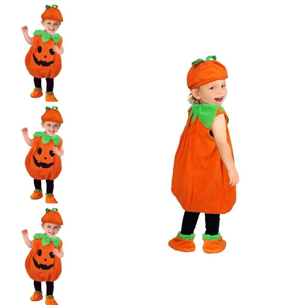 Delightful Pumpkin Costume For Children Featuring Soft Fabric And Festive Design