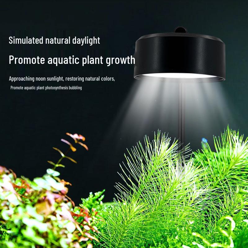 USB-Powered LED Aquarium Clip Light: Ideal for Small Desktop Tanks and Mini Plant Spotlights