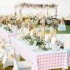 1/3pcs Disposable Checkered Tablecloth Plastic Rectangle Party Table Cover Picnic