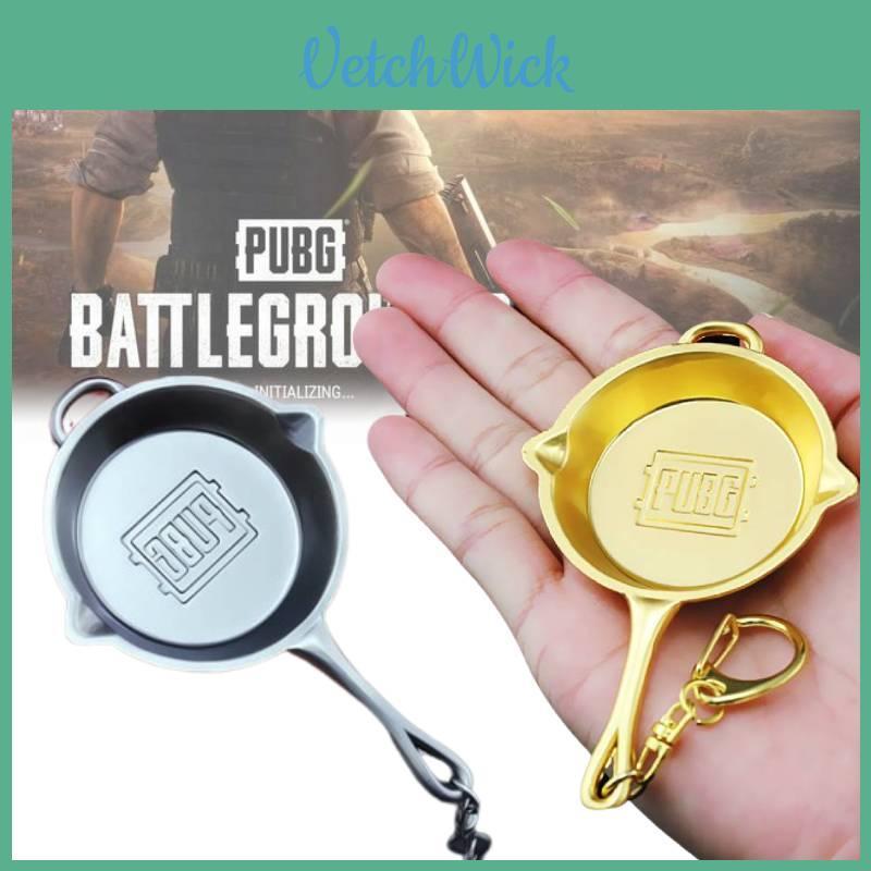 Portachiavi Teglia Pubg in Lega di Zinco Premium Souvenir Metallico Per Giocatori e Collezionisti