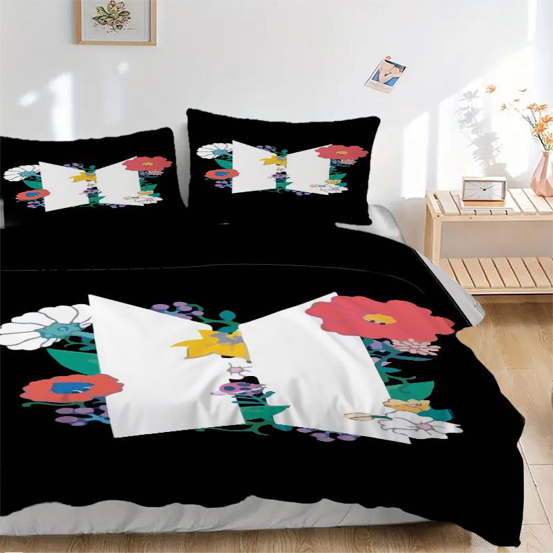 

Floral Butterfly Book Cover Bedding Set Comforter Cover Gift for Bedroom,Includes 1 Cover and 2 Pillowcases, No InsertB591 135x200cm