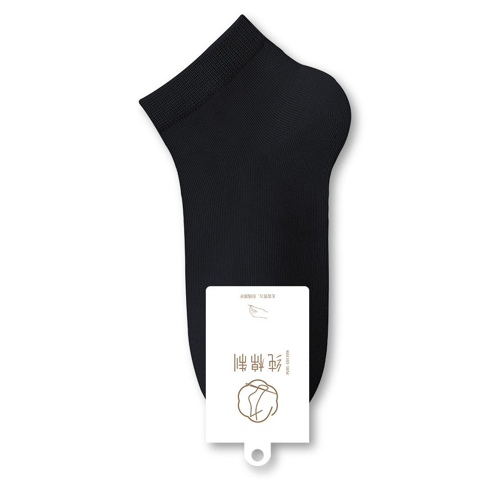 

Women s Spring and Summer Thin Short Socks, Pure Cotton Women s Cotton All-season Spring and Autumn, Summer Boat Socks 1 pair чорний