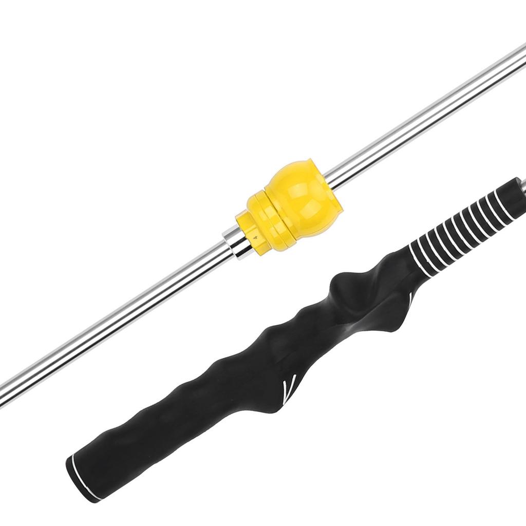 A195 Golf Swing Trainer Practice Stick Device Golfer Correct Posture Training Rod ToolYellow