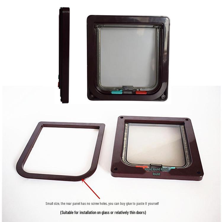 Pet Door for Cats and Dogs - Direction-Controlled Entry & Exit, Multi-Color Options, Ideal for Pet Houses